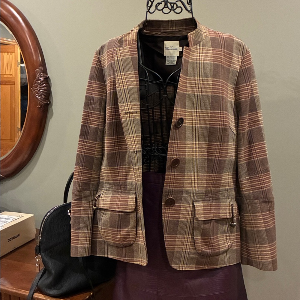 Faconnable plaid Blazer 🍁🍂
